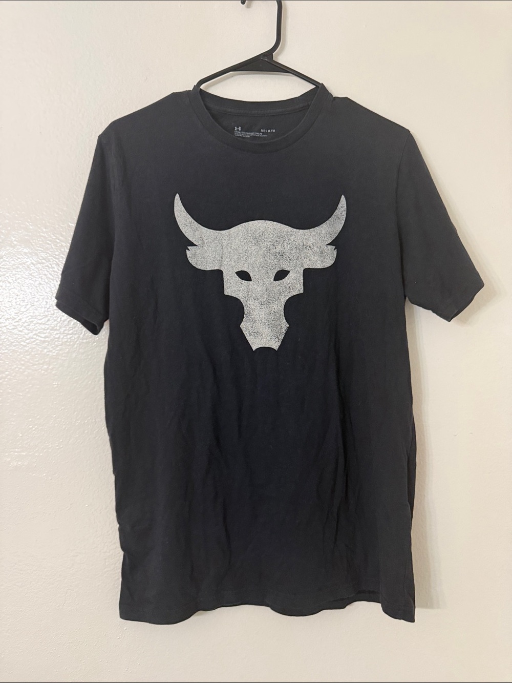 Used - Under Armour Project Rock Men's Black Graphic Tee - Size: M